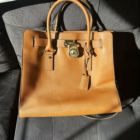 michael kors camel colored tote
